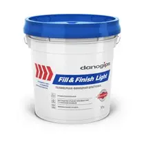 Шпаклевка готовая DANOGIPS FILL&FINISH LIGHT полимерная облегчённая 17 л (20,9 кг)