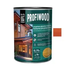 Защитно-декоративное покрытие для древесины EMPILS PROFIWOOD махагон 0,7 кг
