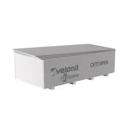Гипсокартон ГКЛ Vetonit (Gyproc) Оптима ГСП-А-УК обычный 2700*1200*12,5 мм