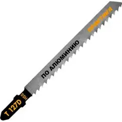 Пилки для лобзика по алюминию тип T127D, 100 х 75 мм, быстрый рез, HSS, 2шт, ПРАКТИКА