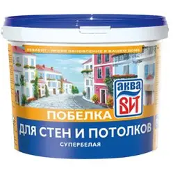 Побелка супербелая АКВА ВИТ 20 кг