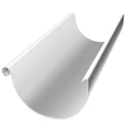 ST Желоб полукруглый, 125/90мм, 3м RAL 9003