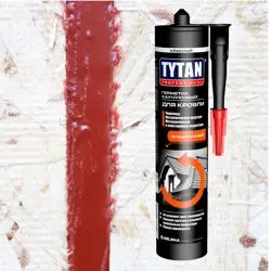 Герметик каучуковый кровельный красный TYTAN Professional 310мл