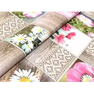 Клеенка ПВХ ПРИНТ/PRINT на тканевой основе 1,37*20м, мод.ST2651-1