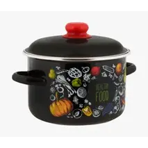 Кастрюля Appetite Healthy food 3.0л цилиндр. 1RD181M эмаль