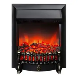 Электрокамин Fobos BL LUX/BLACK с пультом