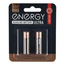 Элемент питания LR03(АAА) алкалиновый (уп. блистер 2шт) Energy Ultra