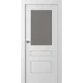 Дверь BELWOODDOORS "Роялти" стекло Мателюкс белый витраж 70 (21-8) эмаль белый