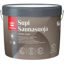 Состав защитный для сауны полуматовый TIKKIVALA (Tikkurila) SUPI SAUNA PROTECT EP 9л