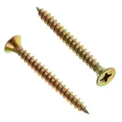 Саморез универсальный 2,5х25 желтый цинк (уп 25шт) SteelRex